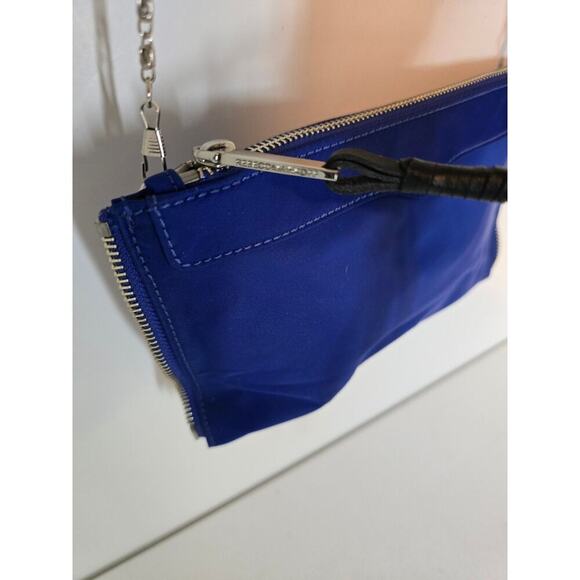 Rebecca Minkoff Backpack Blue Nylon with removable Crossbody Bag - Picture 3 of 13